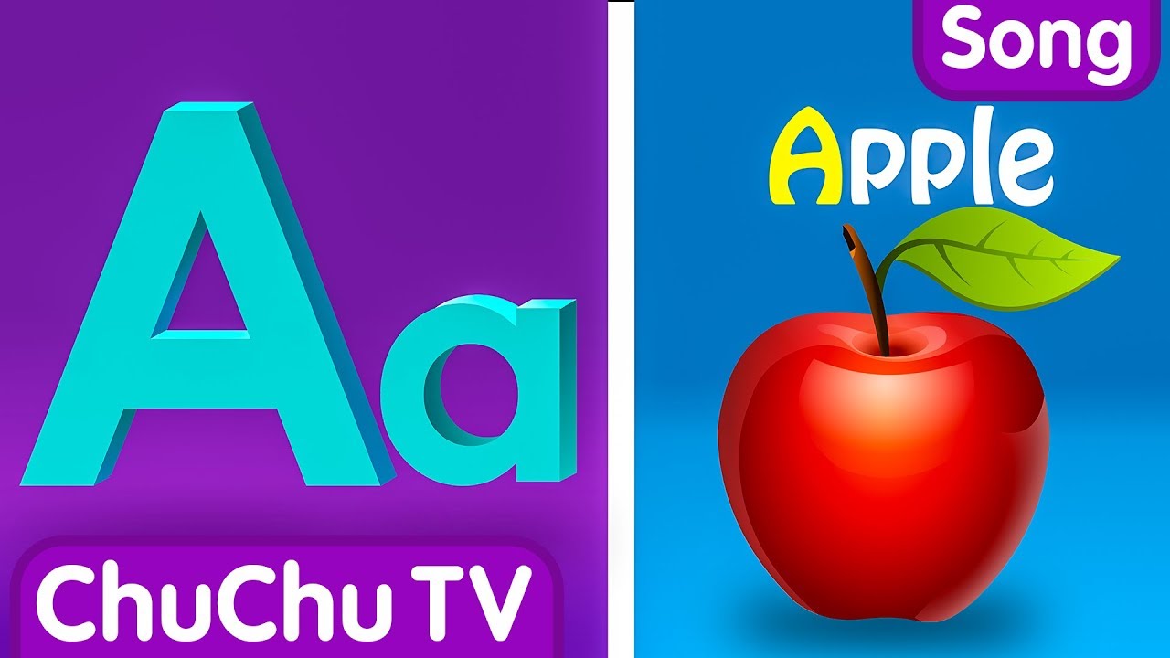 Phonics Song with TWO Words - A For Apple - ABC Alphabet Songs with